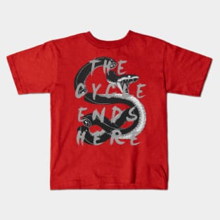 the cycle ends here Kids T-Shirt